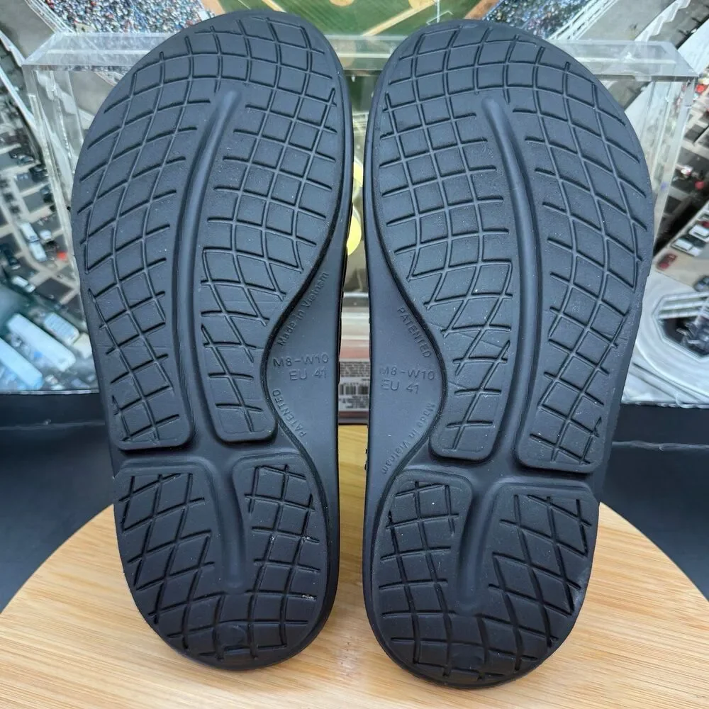 OOFOS OOahh UNISEX SPORT FLEX SLIDE BLACK Men’s 8/ Women’s 10